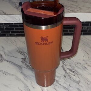 Stanley Burnt Orange 40oz Travel Mug with Handle